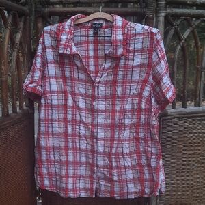 🍀3/15 Erika Plaid Button down Shirt